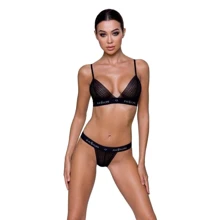 Комплект белья GLAMISS SET black XXL/XXXL - Passion Exclusive: Для кого Для полных