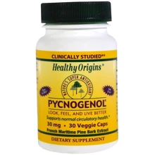 Healthy Origins, Pycnogenol, 30 mg, 30 Veggie Caps (Discontinued Item) (HO41352): Форма выпуска Капсулы