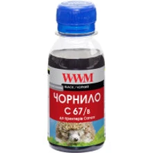 Чорнило WWM Canon PFI-107 100г Black PFI-107Bk (C67/B-2): Колір Black