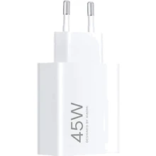 Зарядний пристрій Xiaomi Wall Charger USB 45W Turbo Charge White (BHR07SLEU): Особливості Быстрая зарядка, Power Delivery (PD)