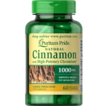Puritan's Pride Cinnamon Complex with High Potency Chromium 1000 mg 60caps: Форма випуску капсули