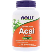 NOW Foods Acai 500 mg 100 caps: Вид ферментні