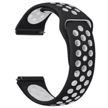 Ремешок Becover Sport Band Vents Style Black/White for Samsung Galaxy Watch 46mm/Watch 3 45mm/Gear S3 Classic/Gear S3 Frontier (707127): Цвет черный
