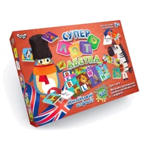 Настольная Развлекательная игра Danko Toys Суперлото Абетка укр-англ: Производитель Danko toys