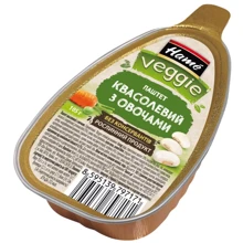Паштет Hame Veggie фасолевый с овощами 105 г (8595139797171): Вес нетто 105 г