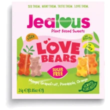 Цукерки желейні Jealous Sweets з підсолоджувачами Улюблені ведмежата 24 г (5060276370981): Вага, г 24