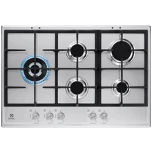 Варочная поверхность газовая Electrolux KGS7566SX: Расположение панели спереди