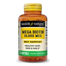 Mason Natural Mega Biotin 10000 mcg Біотин 50 капсул: Тип вітамін B