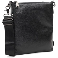 Чоловіча сумка планшет Borsa Leather чорна (K1608-black): Стать Чоловік
