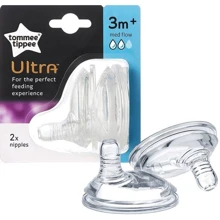 Соска силиконовая Tommee Tippee Ultra 2 шт (средний поток) (42401068): Поток средний