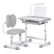 Комплект мебели Mealux Evo-Kids стол+стул+полка+лампа (BD-20 G): Возраст ребенка от 3-х лет