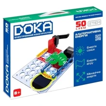 Конструктор электронный DOKA Альтернативная энергия 50 схем (D70711): Количество деталей, шт. 26