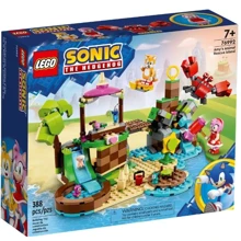 Конструктор LEGO Ideas Sonic the Hedgehog Острів порятунку тварин Емі 388 деталей (76992): Серія Ideas