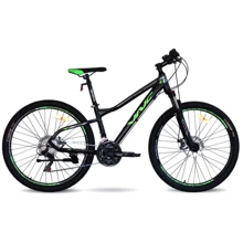 Велосипед VNC 2022' 26" MontRider A3 V1A3-2636-BG 36см (6246) black/green: Материал рамы Алюминий