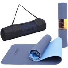 Коврик для фитнеса Cornix TPE 183 x 61 x 0.6 cм для йоги и фитнеса XR-0003 Blue/Sky Blue: Производитель Cornix