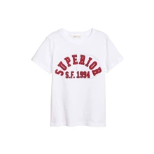Футболка H&M 7Z6108227 146-152 см белая: Тип Футболки