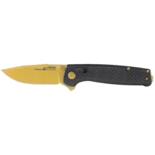 Нож SOG Terminus XR LTE, Carbon/Gold (SOG TM1033-BX): Тип ножа Складной