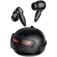 Навушники Borofone BW57 Mecha Black: Тип конструкції вакуумные