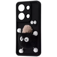Чохол для телефона Mobile Case Pretty Things Black/Fluffy Black для Xiaomi Redmi Note 13 Pro 4G / Poco M6 Pro 4G: Сумісність Xiaomi Redmi Note 13 Pro 4G / Poco M6 Pro 4G