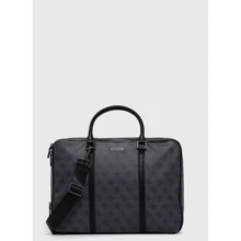 Мужская сумка мессенджер Guess Vezzola Work Bag черная (HMVEZLP1314-DAB): Пол Мужской
