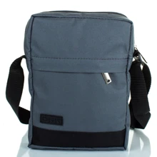 Мужская сумка планшет DNK Leather серая (DNK-Bag-724-70: Пол Мужской