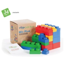 Конструктор дитячий Uniplay Mix Plus з еластичними властивостями 34 деталі (UN4034PR): Виробник Uniplay