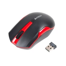 Мишка A4 Tech G3-200N (Black+Red): інтерфейс підключення Wireless