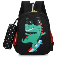 Детский рюкзак Evo-kids Small Dino Skate Black (2418-24 Black Dino Skate): Возрастная группа от 2 до 7 лет