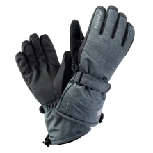 Мужские горнолыжные перчатки Iguana Axel (AXEL-DARK GREY MELANGE/BLACK) L-XL серые: Пол Мужской