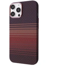 Чехол для iPhone WAVE Gleam Case with Magnetic Ring Gold Stripes for iPhone 16 Pro Max: Цвет коричневый