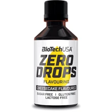 Замінник харчування BioTechUSA Zero Drops 50 ml / 100 servings / Cheesecake: Стать унісекс