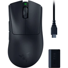 Мышь Razer DeathAdder V3 PRO Wireless & Mouse Dock Black (RZ01-04630300-R3WL): Интерфейс подключения USB