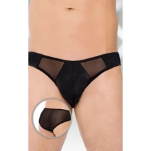 Мужские трусы SoftLine - Thong 4466, M/L (black): Для кого Для мужчин