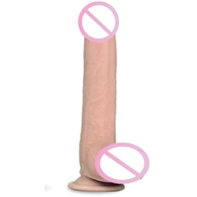 Фаллоимитатор LoveToy Sliding-Skin Dual Layer Dong 9" Flesh: Назначение Вагинальные