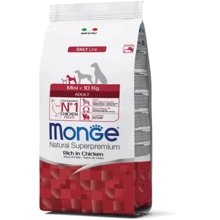 Сухий корм Monge Dog Mini Adult для дорослих собак маленьких порід з куркою та рисом 3 кг (70004114): Тип Сухой корм