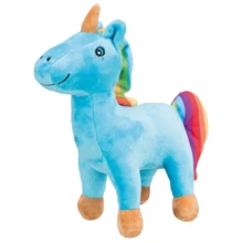 Іграшка для собак Trixie Єдиноріг плюшевий 25 см блакитний (4011905360386): Виробник Trixie