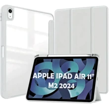 Аксессуар для iPad BeCover Soft Edge TPU with Pencil mount Gray for iPad Air 11 (2024 / 2025) (711705): Цвет серый