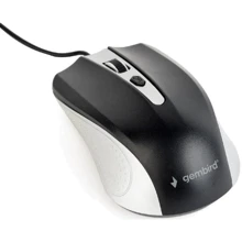 Мышь Gembird MUS-4B-01-SB Black/Silver: Интерфейс подключения USB