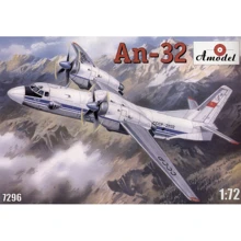 Модель Багатоцільовий транспортний літак Amodel Ан-32 (AMO7296): Виробник AMODEL