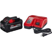 MILWAUKEE 48-59-1880 M18 REDLITHIUM HIGH OUTPUT XC8.0 STARTER KIT (220В): Тип Комплект (зарядное устройство + аккумулятор)