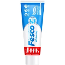 Fesco Whiteningl Зубная паста 250 ml: Назначение Комплексная защита, От зубного налета, Очищение, Антибактериальное