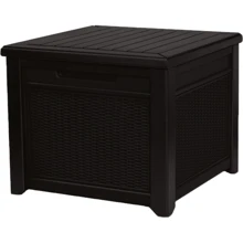 Стол-сундук Keter Cube Rattan коричневый (7290106924840): Конструкция Стационарный