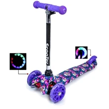 Самокат Mini Scooter. Orchid (с рисунком) - 603166404: Количество колес 3