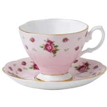 Набір чашка з блюдцем для еспресо Royal Albert New Country Roses Pink (2 пр) (NCRPNK26136): undefined undefined