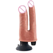 Вибратор для двойного проникновения Pipdream King Cock Vibrating Double Penetrator: Для кого Для женщин