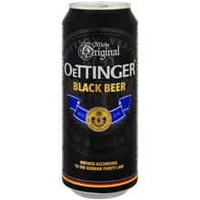 Пиво Oettinger Black Beer темное 4.9 % 0.5 л ж/б (FSH_4014086020445): Объем, л 0.5