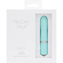 Роскошный вибратор PILLOW TALK - Flirty Teal с кристаллом Сваровски: Для кого Для женщин