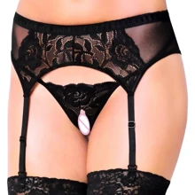 Пояс для чулок SoftLine Garterbelt 3319, S/M (black): Для кого Для женщин