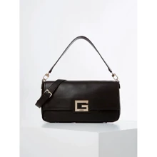 Жіноча сумка через плече Guess Brightside Large Shoulder Bag чорна (HWJG7580200-BLA): Стать жіночий