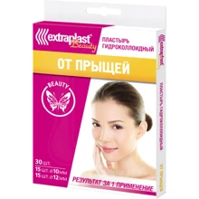 Пластырь Extraplast Beauty медицинский гидроколоидный от прыщей на полиуретановой основе №24: undefined undefined
